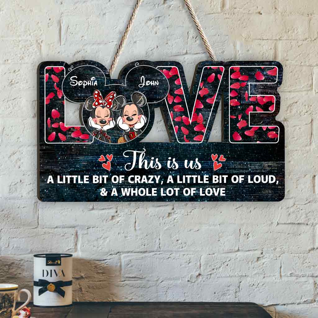 Personalized Couples Wood Sign Custom Name Gift for Anniversary