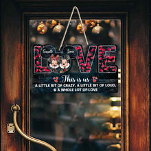 Load image into Gallery viewer, Personalized Couples Wood Sign Custom Name Gift for Anniversary
