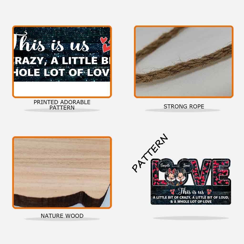Personalized Couples Wood Sign Custom Name Gift for Anniversary