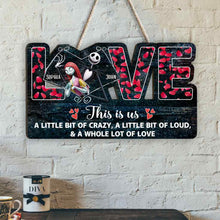 Load image into Gallery viewer, Personalized Couple Wood Sign This Is Us Custom Name Gift
