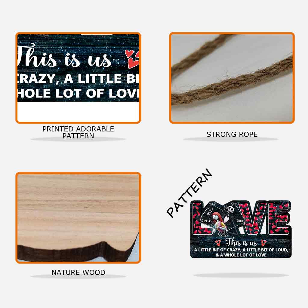 Personalized Couple Wood Sign This Is Us Custom Name Gift