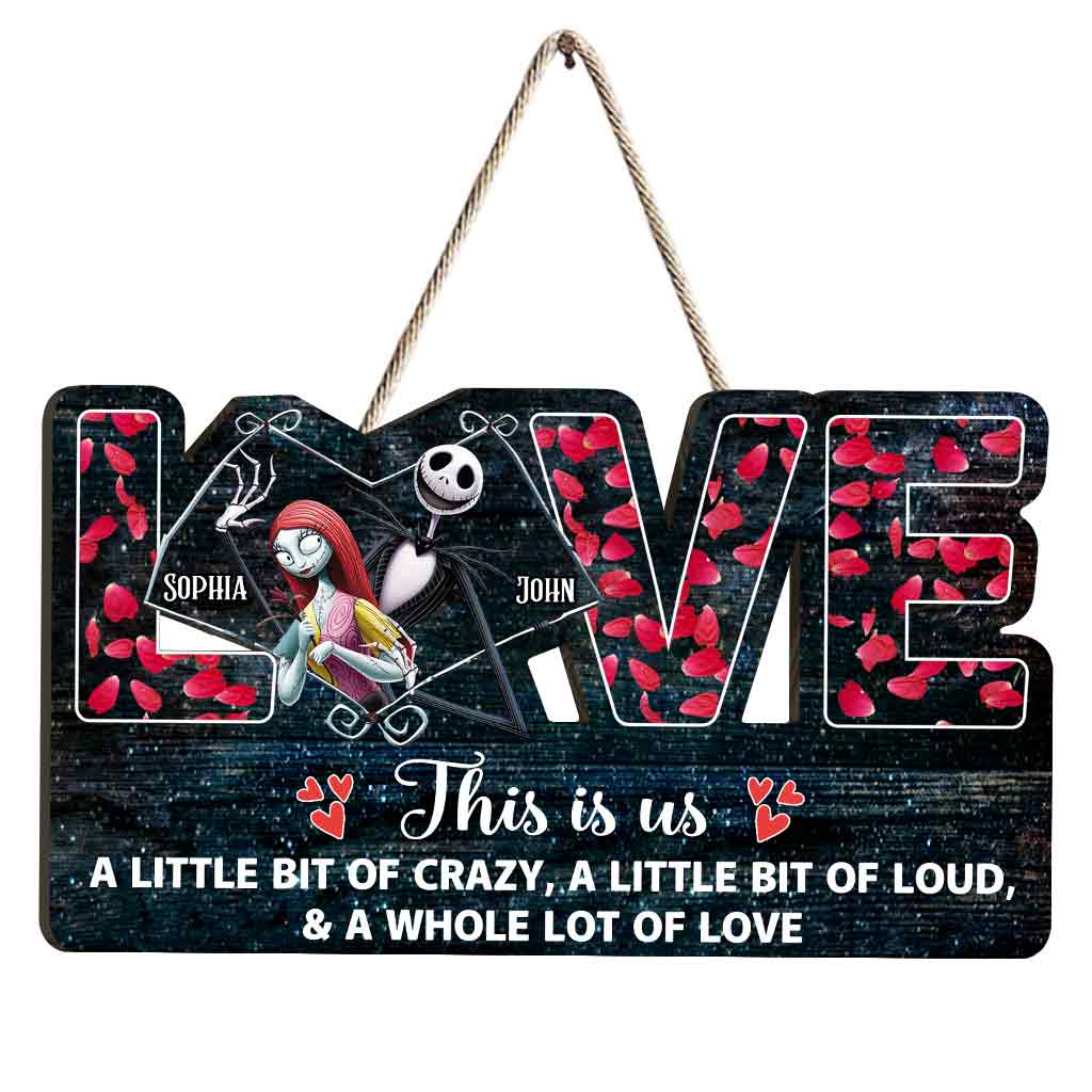 Personalized Couple Wood Sign This Is Us Custom Name Gift