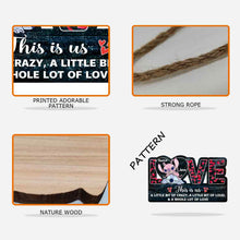 Load image into Gallery viewer, Personalized Ohana Wood Sign for Couples with Names | Unique Gift
