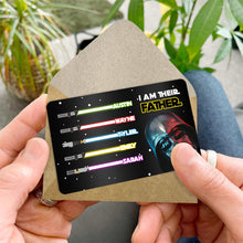 Load image into Gallery viewer, Personalized Metal Wallet Insert Card for Dad | Father's Day Gift
