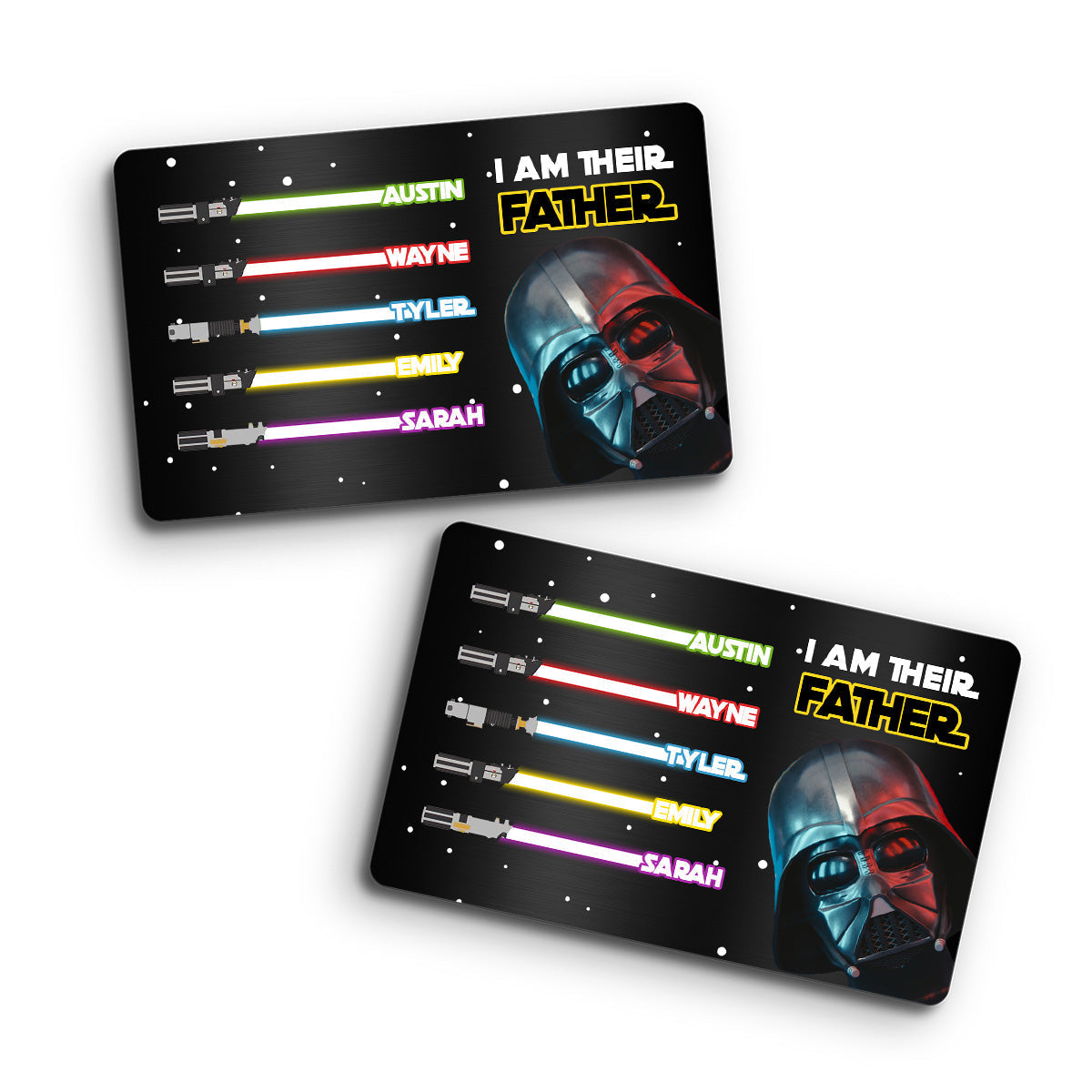 Personalized Metal Wallet Insert Card for Dad | Father's Day Gift