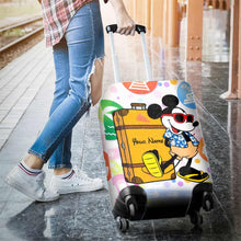 Load image into Gallery viewer, Personalized Luggage Cover with Mickey Mouse Design for Travel
