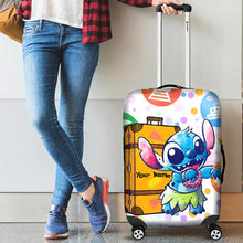 Load image into Gallery viewer, Personalized Ohana Luggage Cover Custom Name Travel Gift
