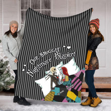 Load image into Gallery viewer, Personalized Snuggle Nightmares Blanket Custom Name Gift
