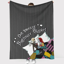 Load image into Gallery viewer, Personalized Snuggle Nightmares Blanket Custom Name Gift
