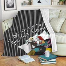 Load image into Gallery viewer, Personalized Snuggle Nightmares Blanket Custom Name Gift
