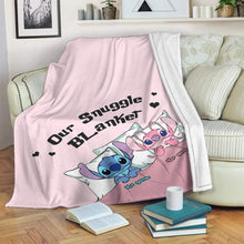 Load image into Gallery viewer, Personalized Ohana Blanket Custom Name Snuggle Gift
