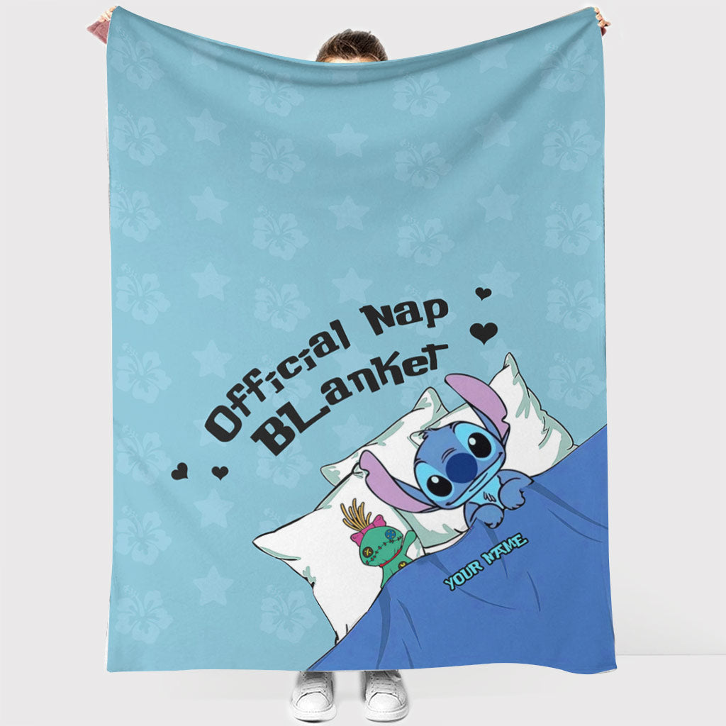 Personalized Ohana Nap Blanket Custom Name Gift for Kids