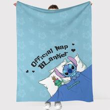 Load image into Gallery viewer, Personalized Ohana Nap Blanket Custom Name Gift for Kids
