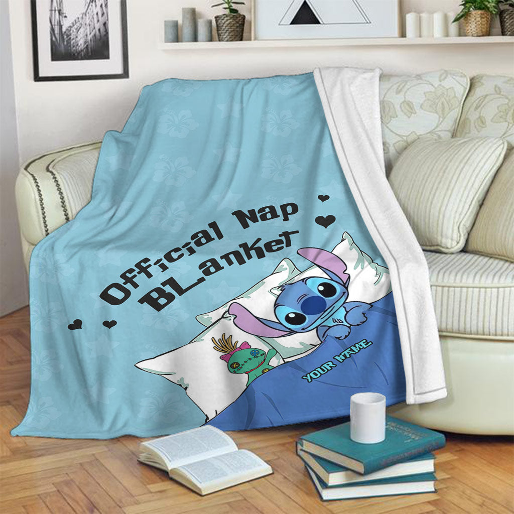 Personalized Ohana Nap Blanket Custom Name Gift for Kids