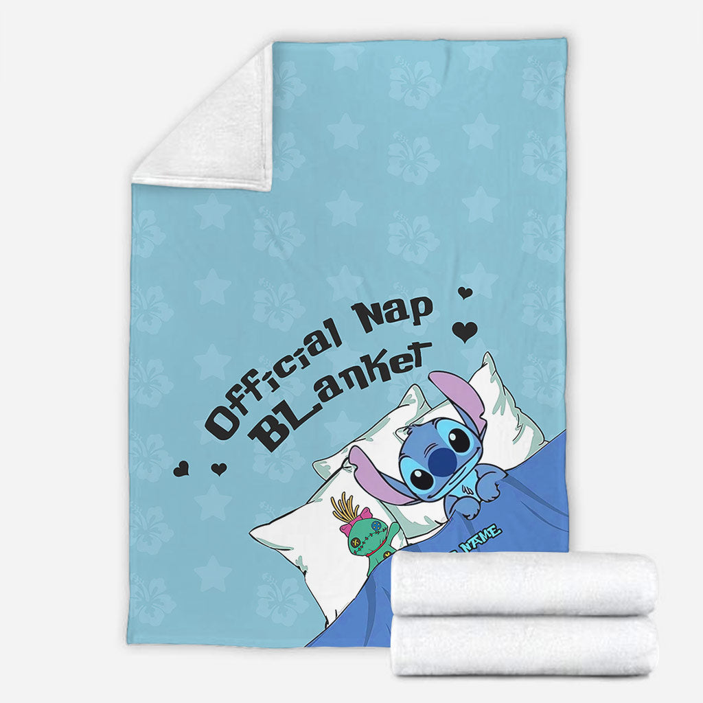 Personalized Ohana Nap Blanket Custom Name Gift for Kids