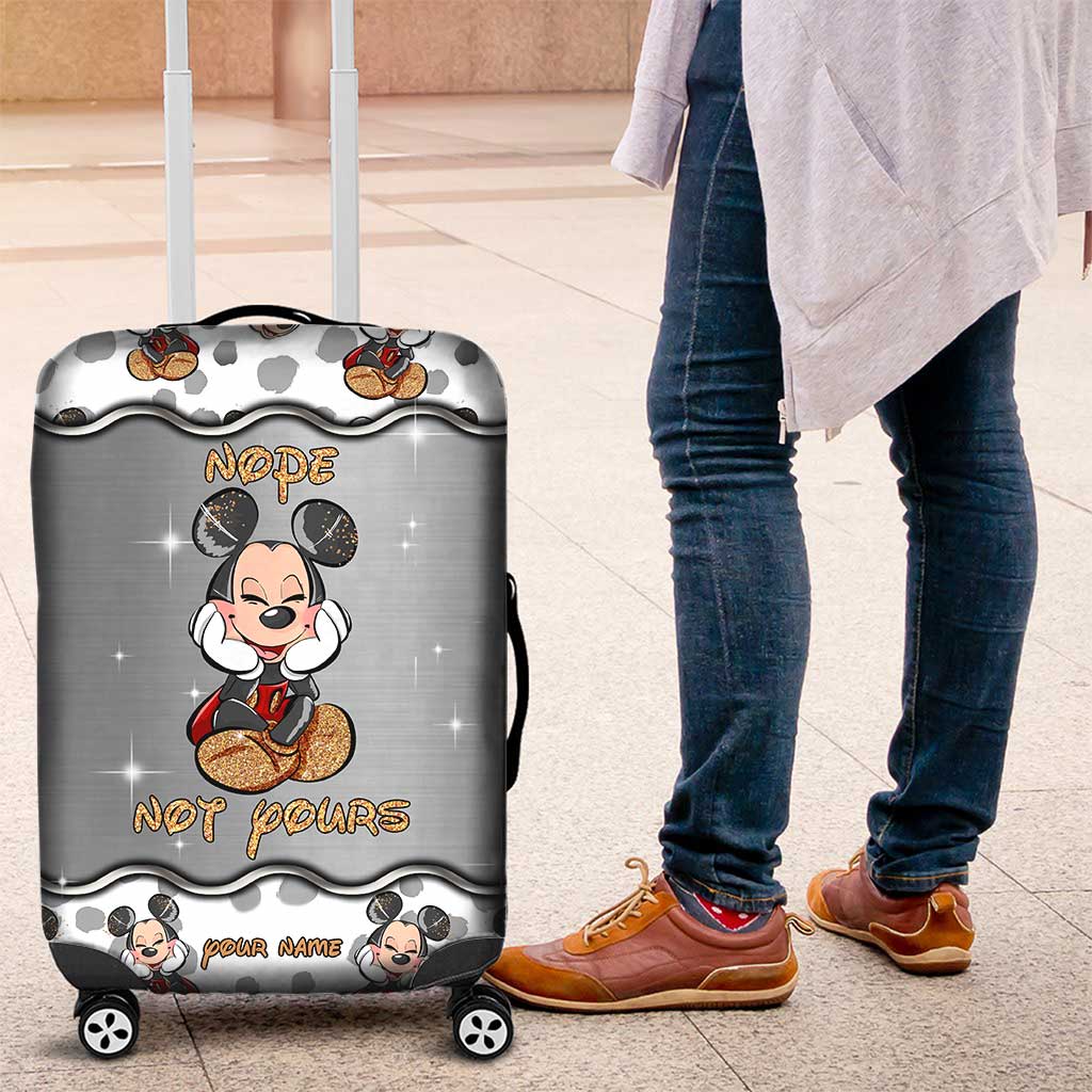 Personalized Mickey Mouse Luggage Cover Custom Name Gift