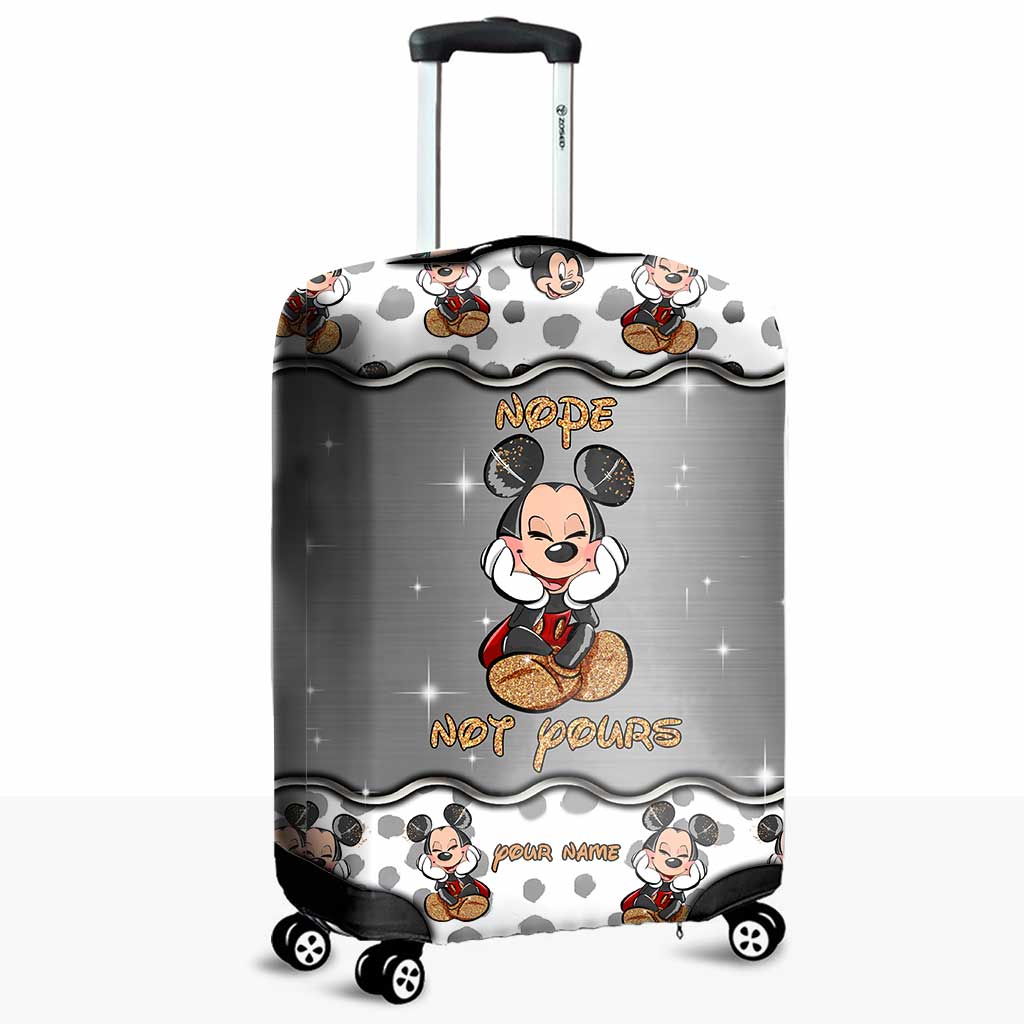 Personalized Mickey Mouse Luggage Cover Custom Name Gift
