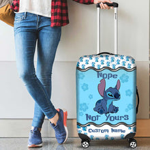 Load image into Gallery viewer, Personalized Ohana Luggage Cover Custom Name Travel Gift
