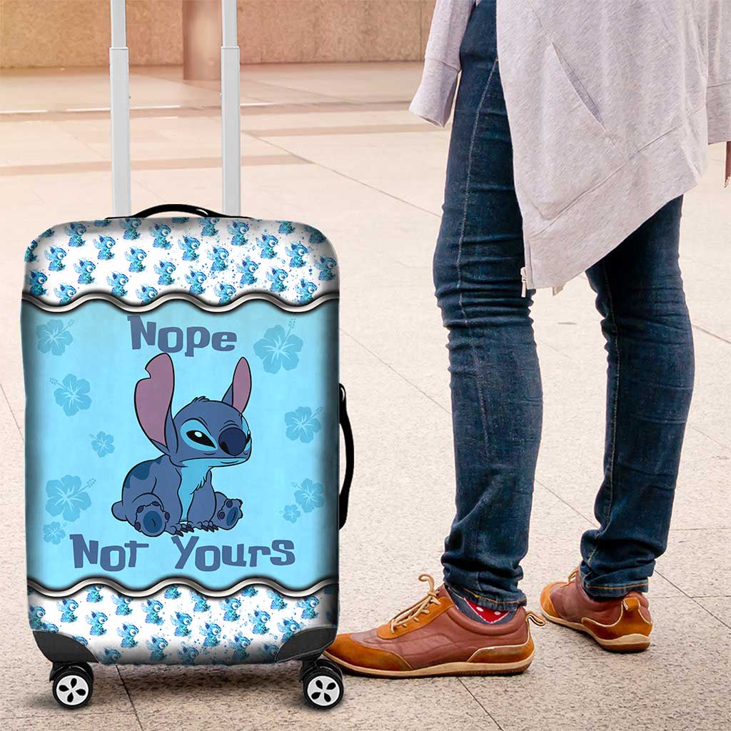 Personalized Ohana Luggage Cover Custom Name Travel Gift