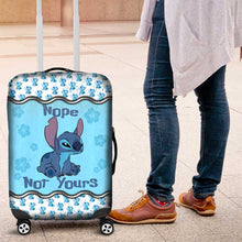 Load image into Gallery viewer, Personalized Ohana Luggage Cover Custom Name Travel Gift
