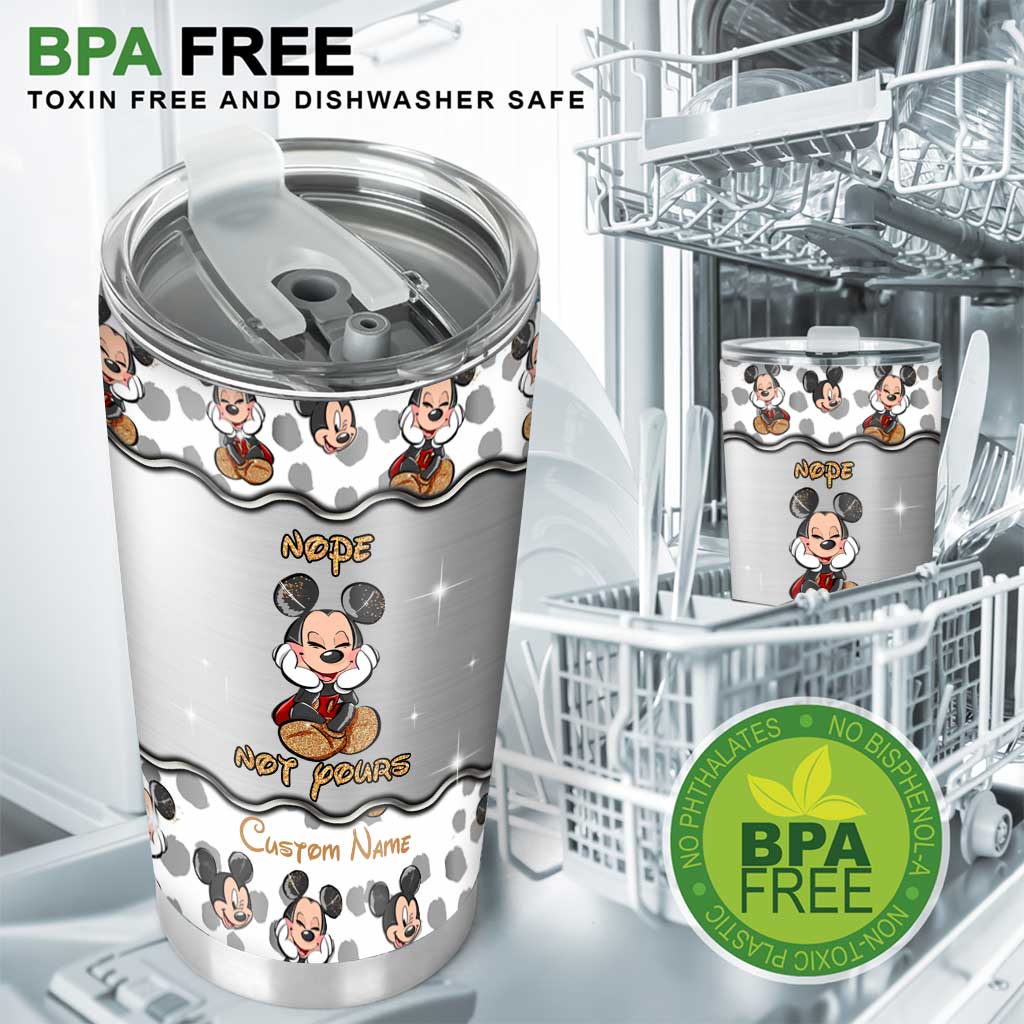 Personalized Mickey Mouse Tumbler Custom Name Gift for Kids