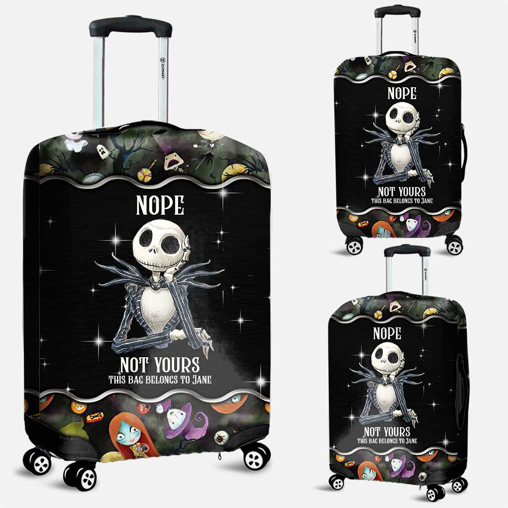 Personalized Nightmare Luggage Cover Custom Name Travel Gift
