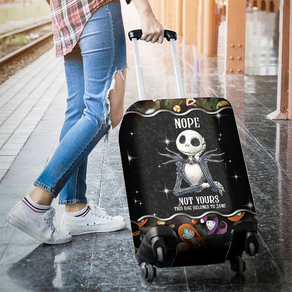 Personalized Nightmare Luggage Cover Custom Name Travel Gift