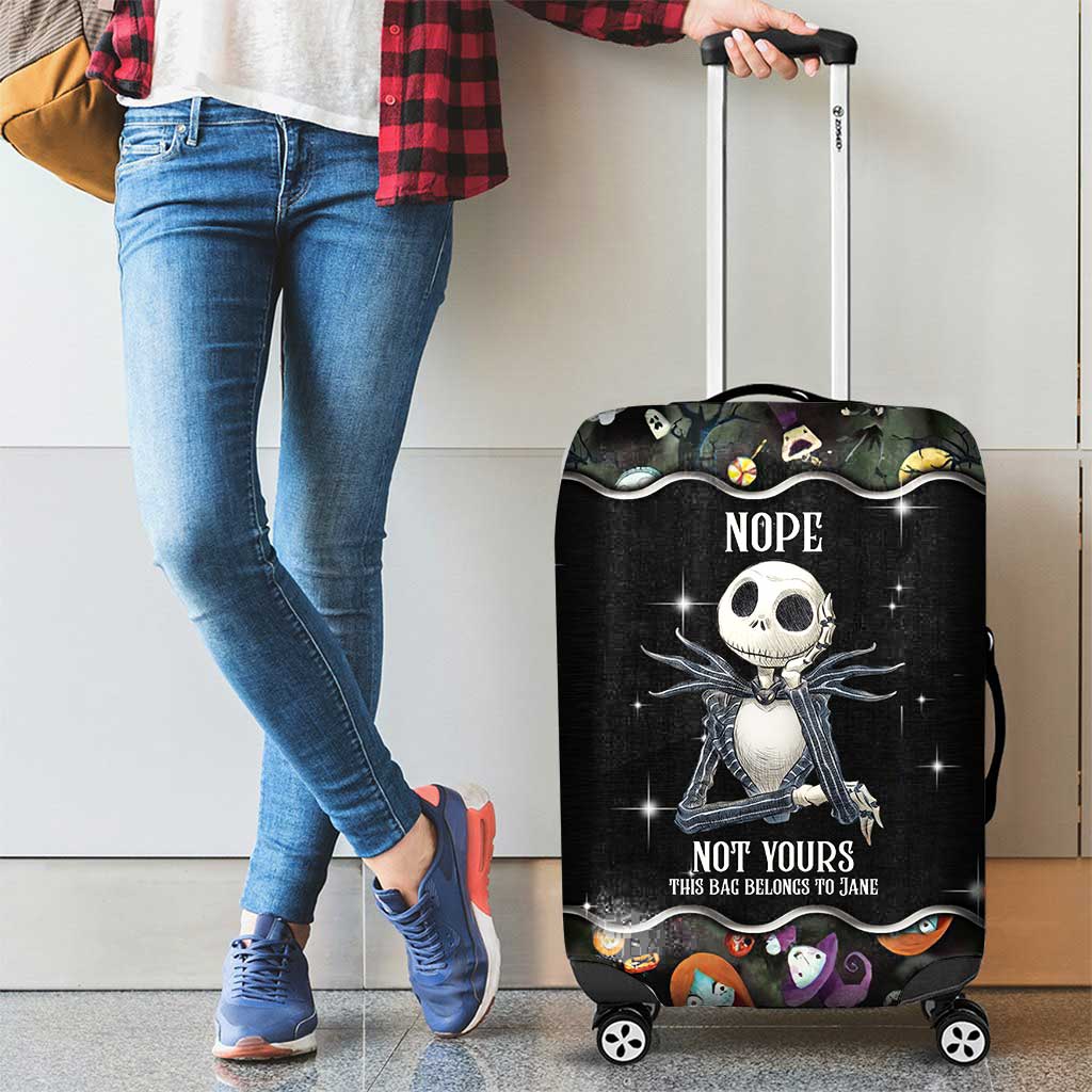 Personalized Nightmare Luggage Cover Custom Name Travel Gift