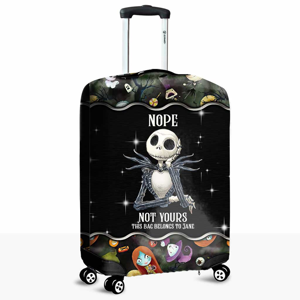 Personalized Nightmare Luggage Cover Custom Name Travel Gift