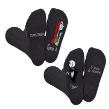 Load image into Gallery viewer, Personalized Nightmare Socks Custom Name Gift for Couples
