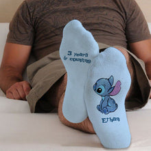 Load image into Gallery viewer, Personalized Ohana Socks Custom Couple Gift for Him &amp; Her

