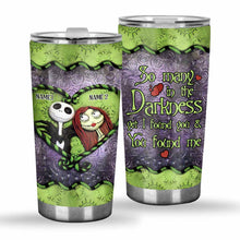 Load image into Gallery viewer, Personalized Nightmare Tumbler Custom Names Unique Gift for Couples
