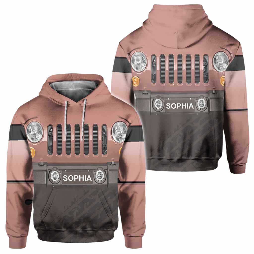 Personalized Car Design All Over T-Shirt and Hoodie for Auto Lovers