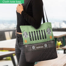 Load image into Gallery viewer, Personalized Jeep Car Tote Bag Custom Name Gift for Dad
