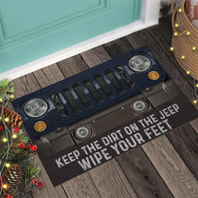 Load image into Gallery viewer, Personalized Jeep Doormat Custom Name Gift for Car Lovers
