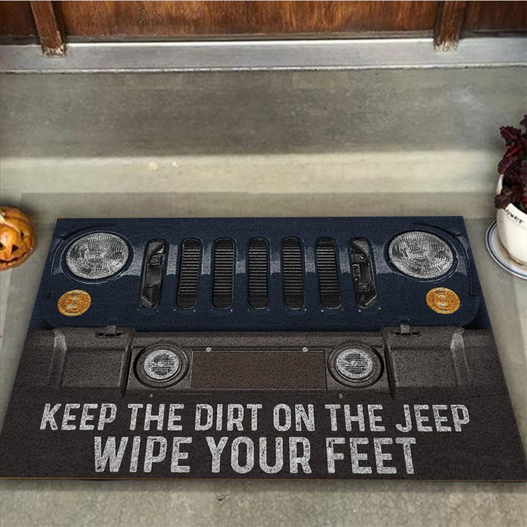 Personalized Jeep Doormat Custom Name Gift for Car Lovers
