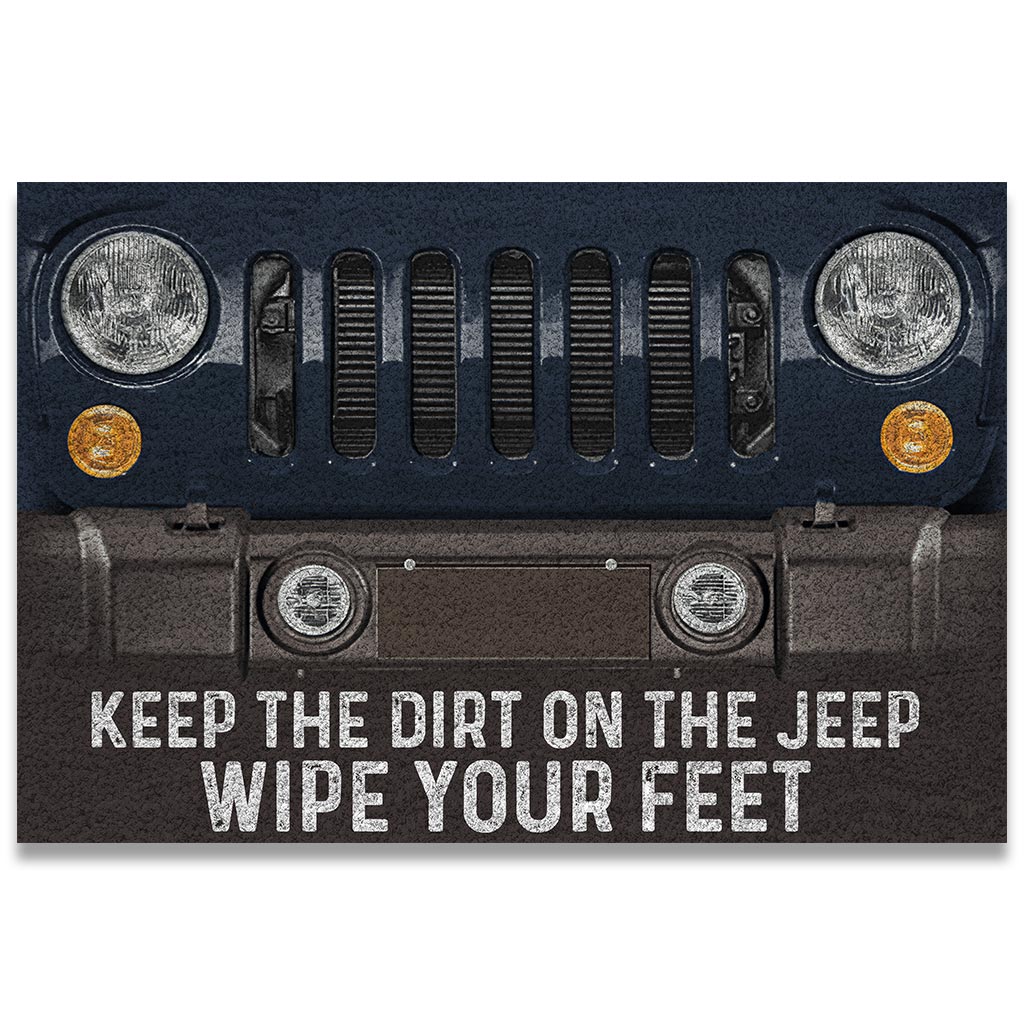 Personalized Jeep Doormat Custom Name Gift for Car Lovers