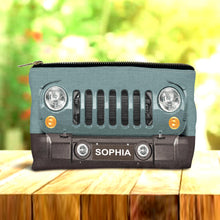 Load image into Gallery viewer, Personalized Jeep Pouch with Name Custom Gift for Her
