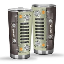 Load image into Gallery viewer, Personalized Car Tumbler Custom Name 20oz Gift for Dad
