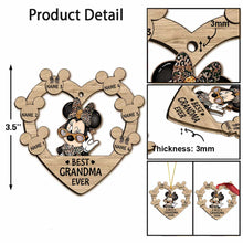 Load image into Gallery viewer, Personalized Christmas Mouse Ornament for Grandma - Customizable Gift
