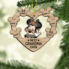 Load image into Gallery viewer, Personalized Christmas Mouse Ornament for Grandma - Customizable Gift
