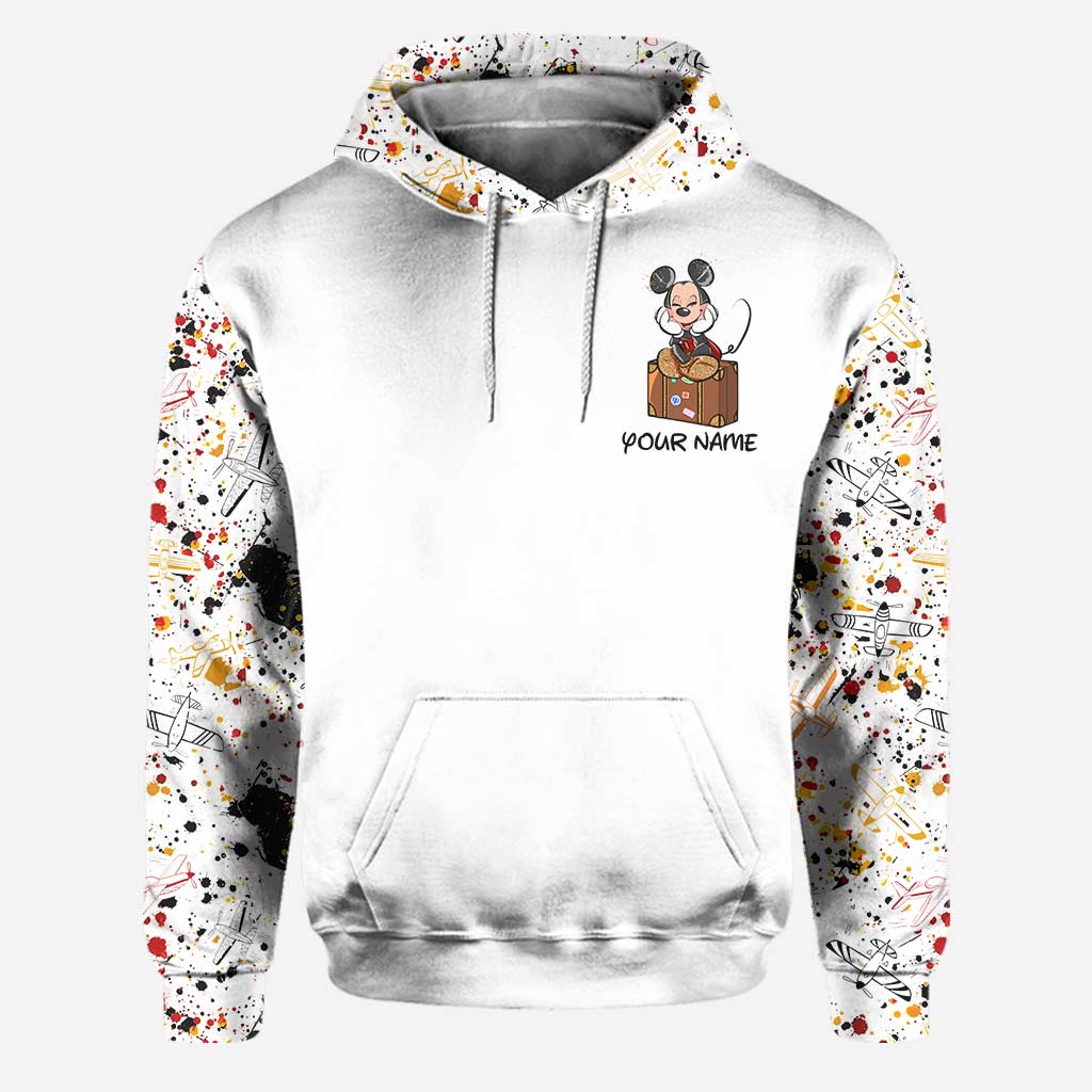 Personalized Mouse Hoodie & Leggings Set Custom Name for Women