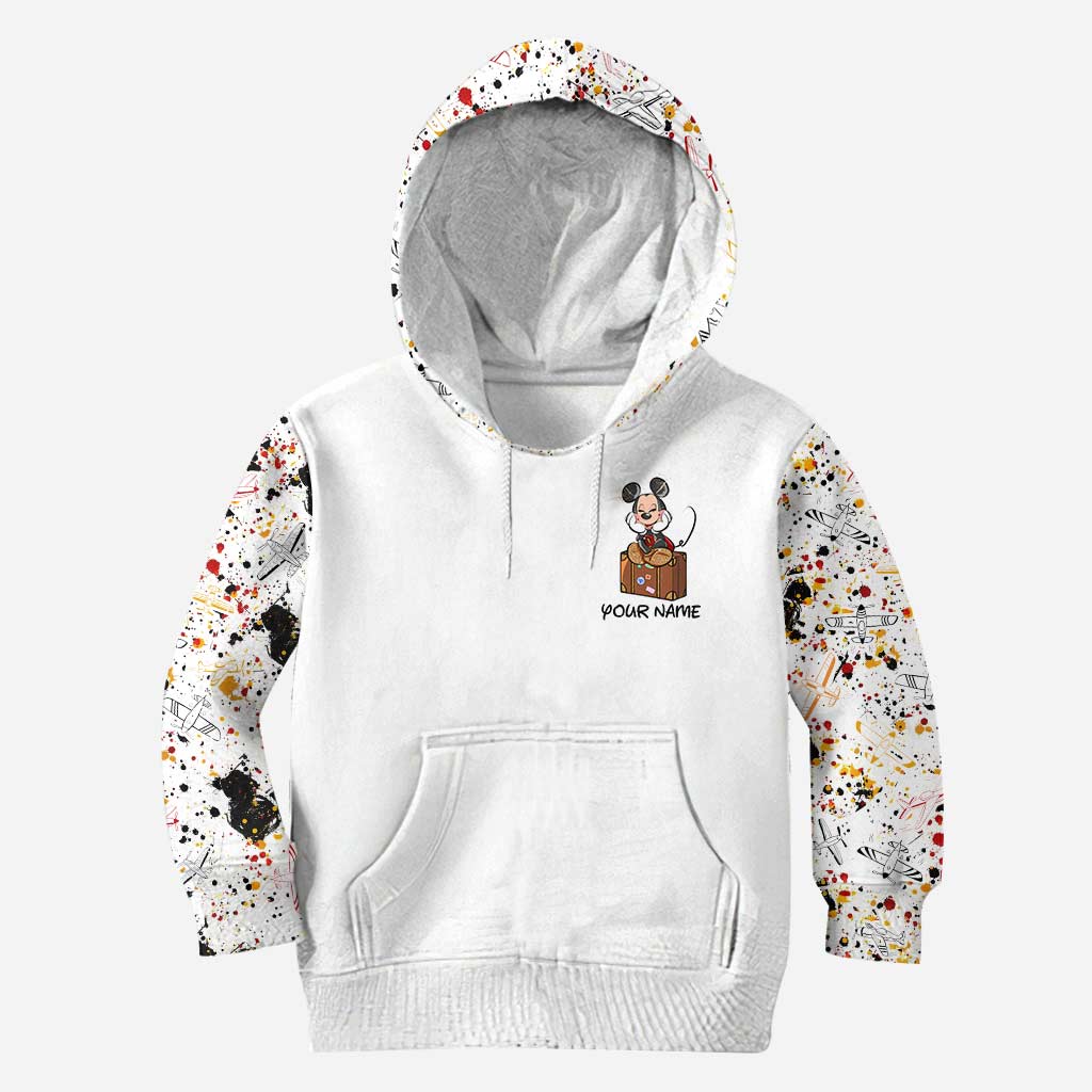 Personalized Mouse Hoodie & Leggings Set Custom Name for Women
