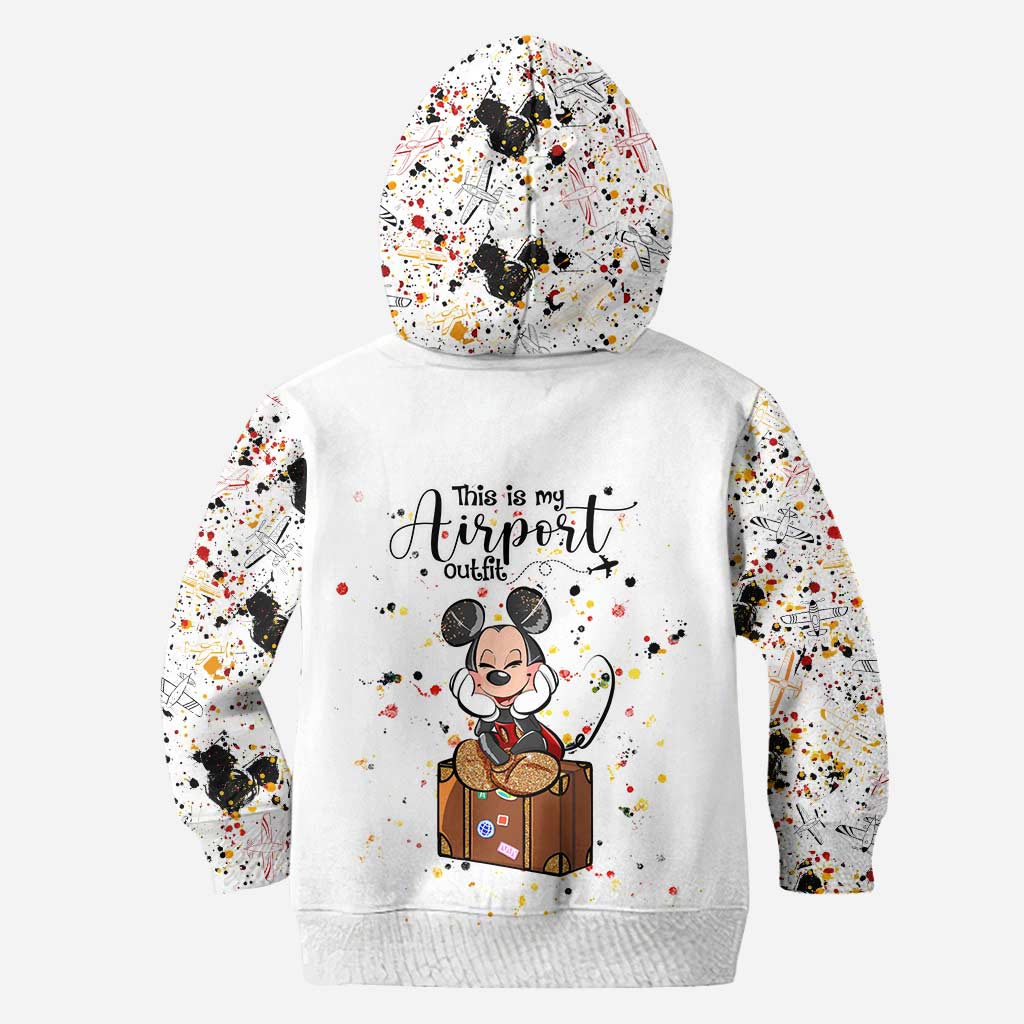 Personalized Mouse Hoodie & Leggings Set Custom Name for Women