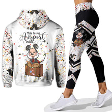 Load image into Gallery viewer, Personalized Mouse Hoodie &amp; Leggings Set Custom Name for Women
