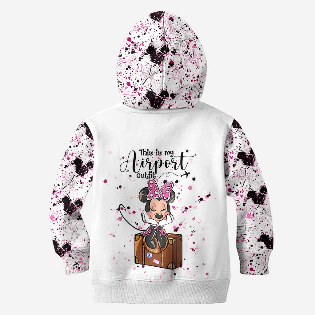Personalized Mouse Hoodie and Leggings Set for Travel Lovers