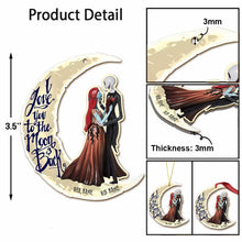 Load image into Gallery viewer, Personalized Couple Ornament I Love You To The Moon Christmas Gift
