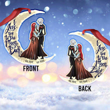 Load image into Gallery viewer, Personalized Couple Ornament I Love You To The Moon Christmas Gift
