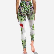 Load image into Gallery viewer, Personalized Grinch Hoodie &amp; Leggings Set Custom Name Gift for Christmas
