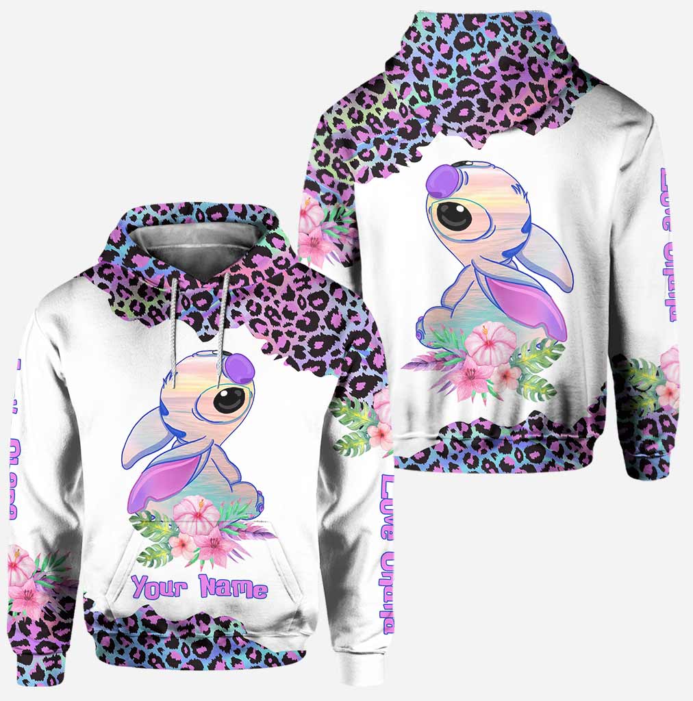 Personalized Love Ohana Hoodie and Leggings Set for Her